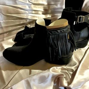 HD fringe in the back booties!